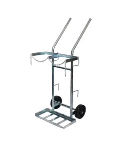 Spode Double Gas Bottle Trolley