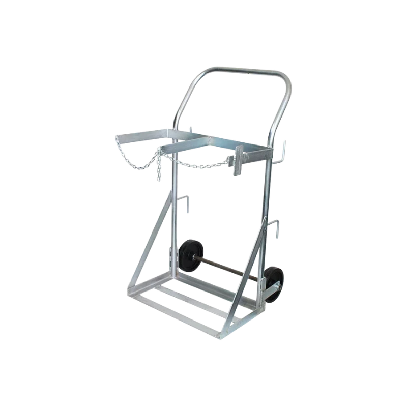 Double LPG/Oxygen Trolley Spode Double LPG/Oxygen Trolley
