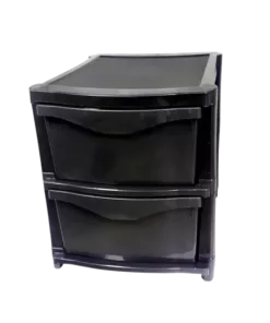 Spode 2 Drawer Unit – Black