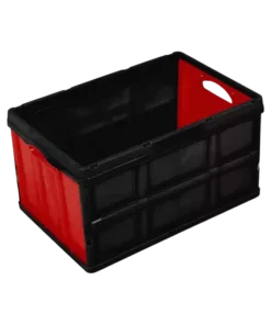 Spode Foldable Crate – Black & Red
