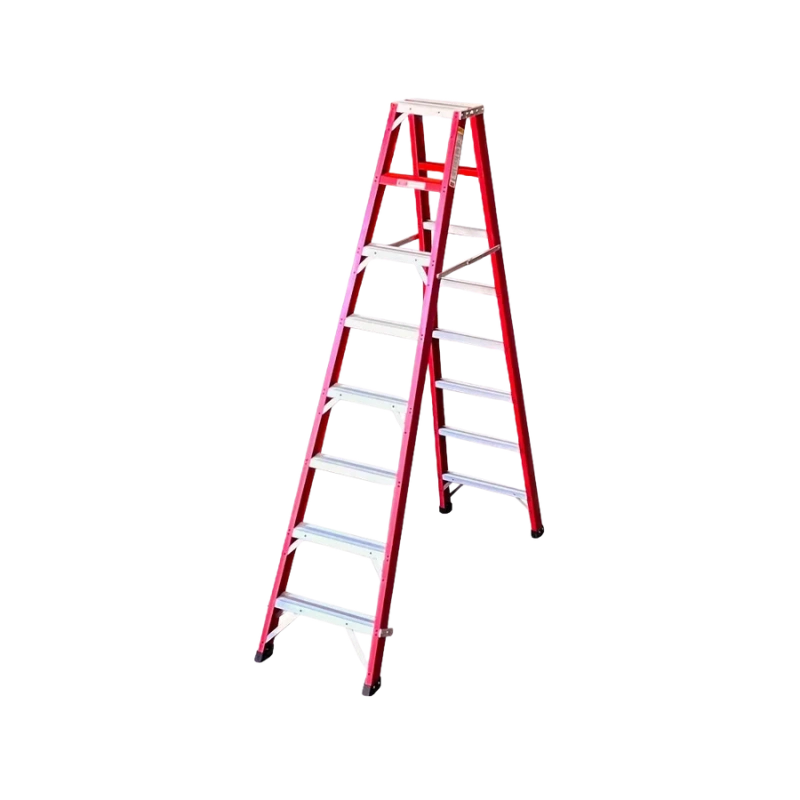 Industrial Duty A-Frame Double-Sided Fibreglass Step Ladder – 2400mm Spode Industrial Duty A-Frame Double Sided Fibreglass Step Ladder 2400mm H