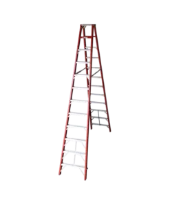 Spode Industrial Duty A-Frame Double Sided Fibreglass Step Ladder 3600mm H