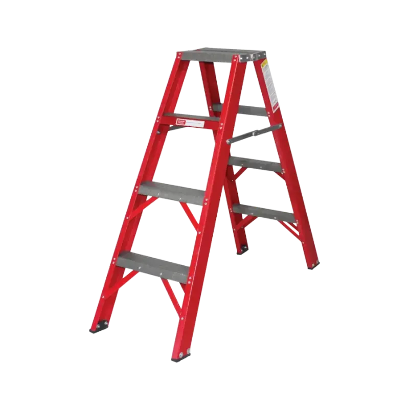 Industrial Duty A-Frame Double-Sided Fully Fibreglass Ladder – 1200 mm Spode Industrial Duty A Frame Double Sided Fully Fibreglass Ladder 1200mm