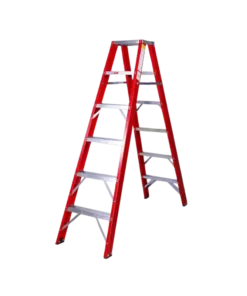 Spode Industrial Duty A Frame Double Sided Fully Fibreglass Ladder 1800mm