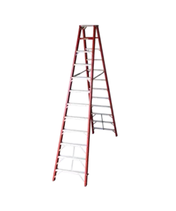 Spode Industrial Duty A Frame Double Sided Fully Fibreglass Ladder 3600mm