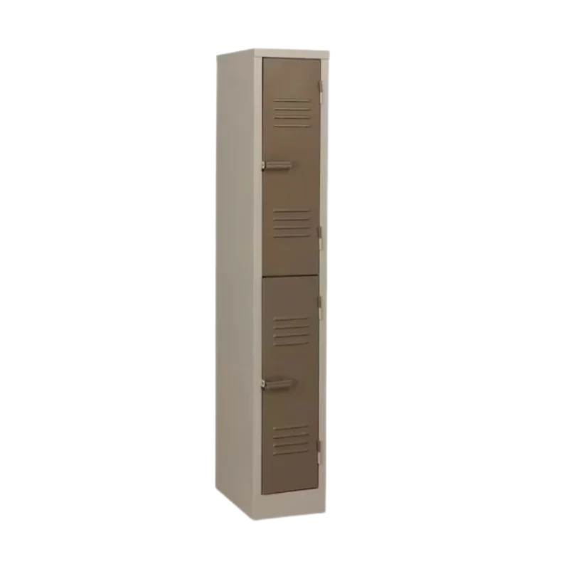 2 Compartment Locker - Steel - Ivory Karoo - 1800 × 300 × 450 mm Spode 2 Compartment Locker