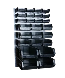 Spode Plastic Storage Bin Kit 10 Black